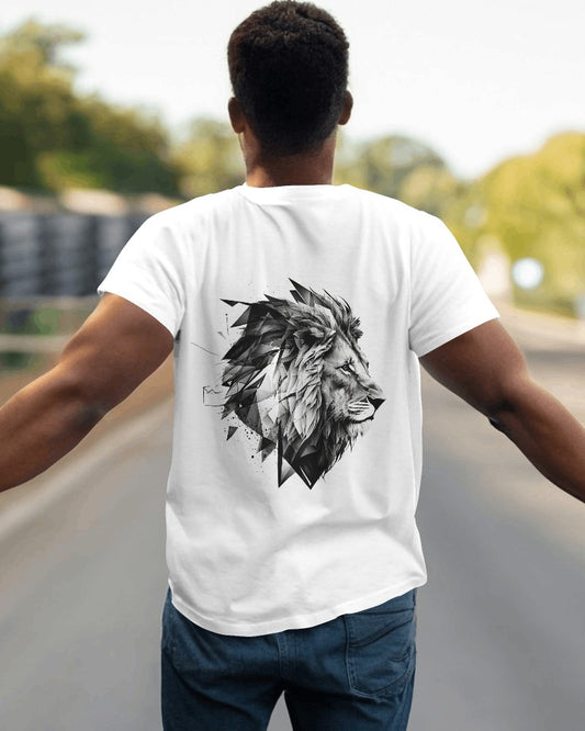 Geometric Lion RegularFit T-shirt